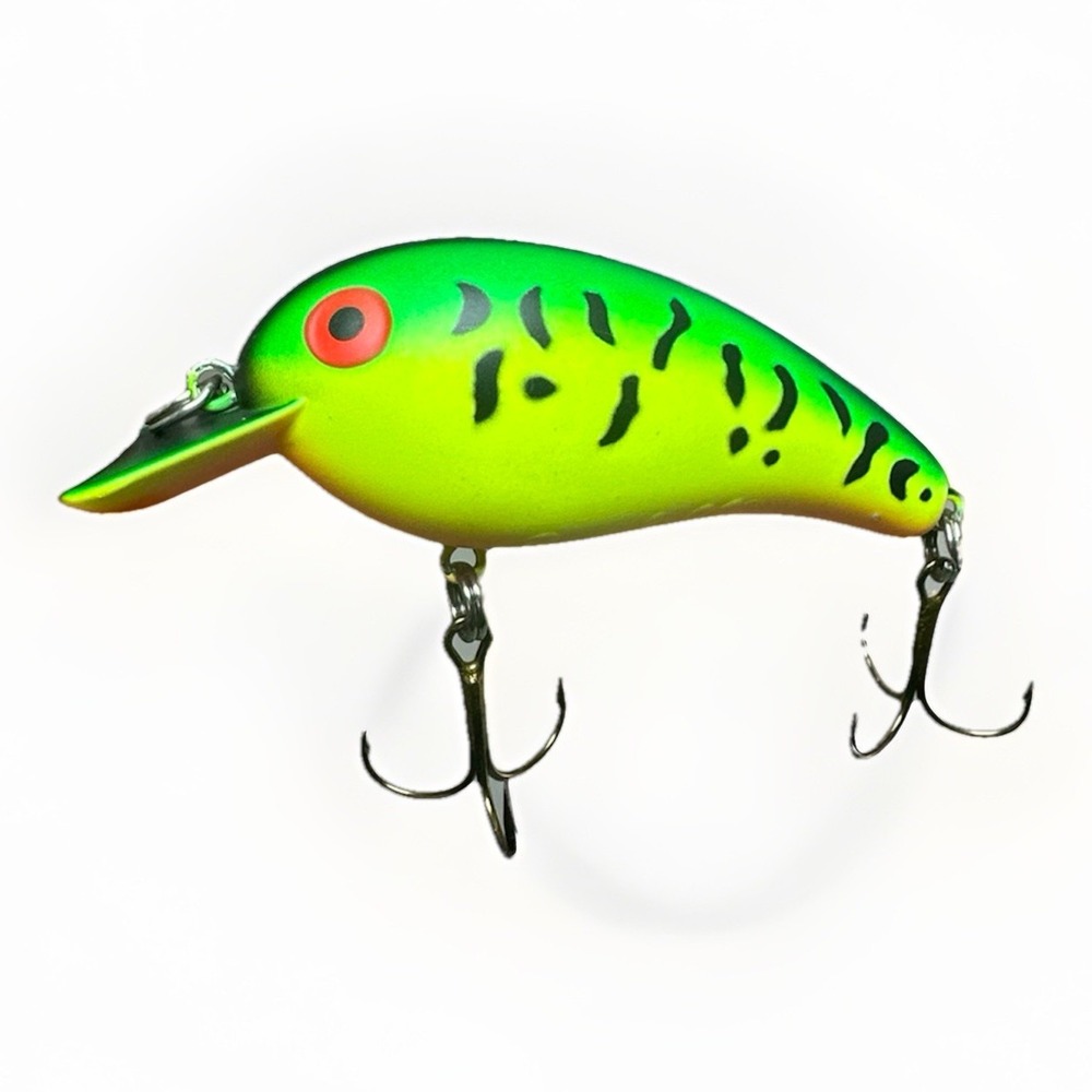 Cotton Cordell 318 Crankbait Fire Tiger Fishing Lure Bass Vintage